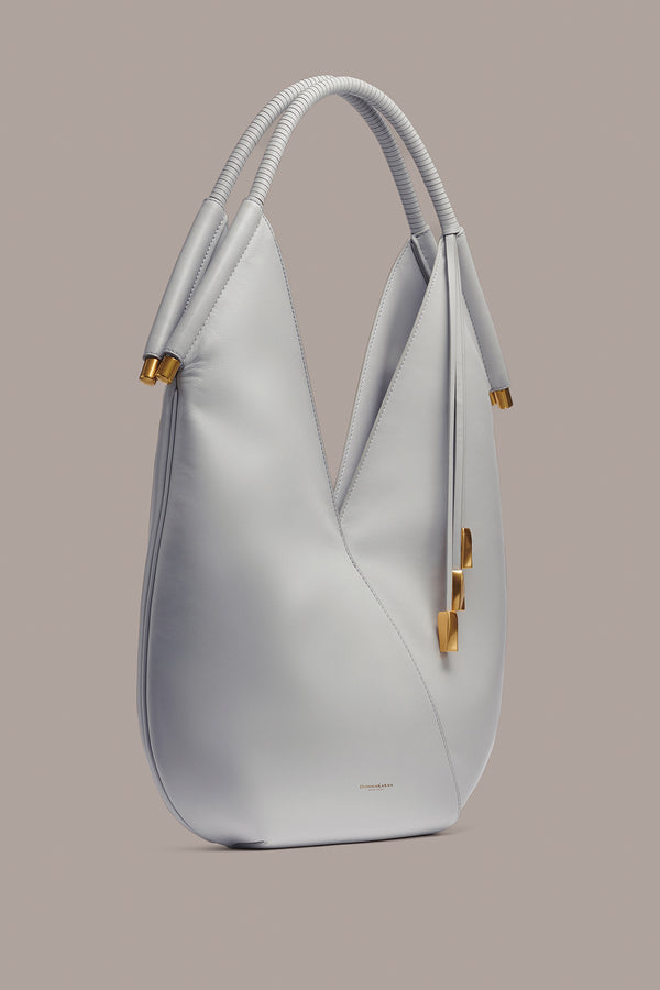 Donna Karan BALDWIN SHOULDER BAG Pearl Grey