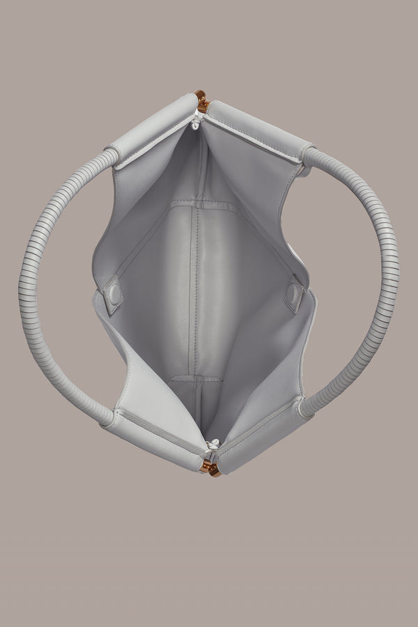 Donna Karan BALDWIN SHOULDER BAG Pearl Grey