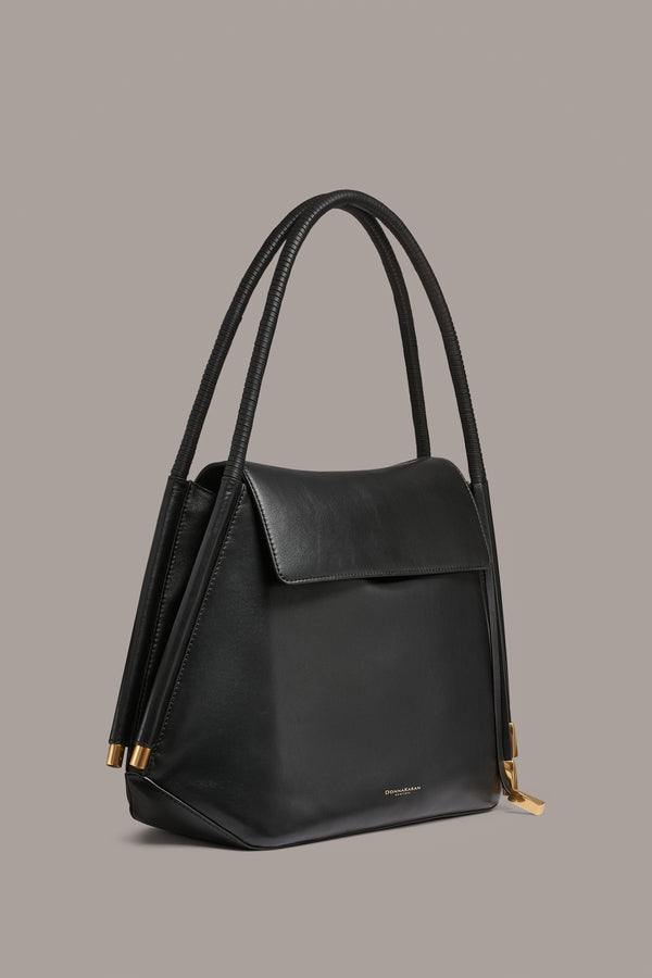 Donna Karan BALDWIN TOTE BAG Black / Gold