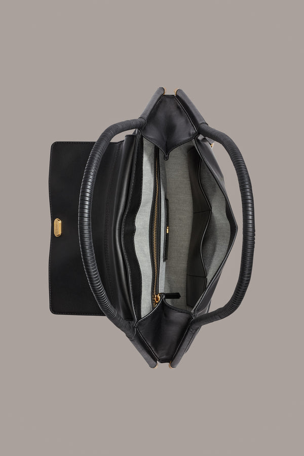 Donna Karan BALDWIN TOTE BAG Black / Gold