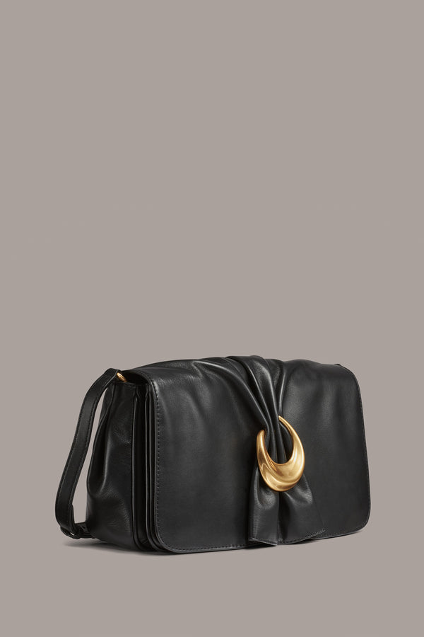Donna Karan BASIN CROSSBODY BAG Black / Gold