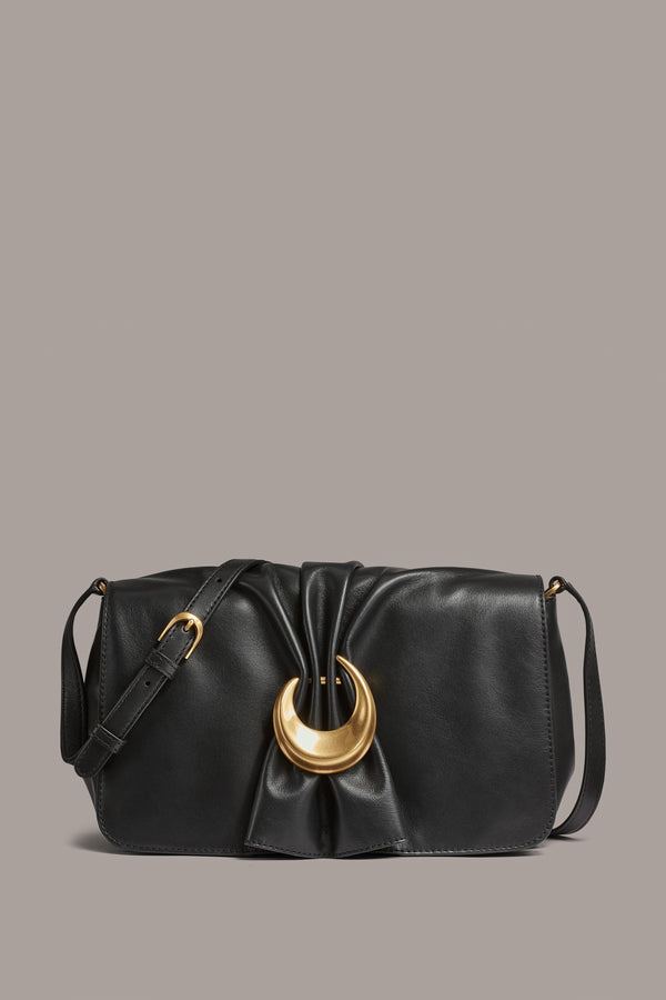 donna karan BASIN CROSSBODY BAG Black / Gold