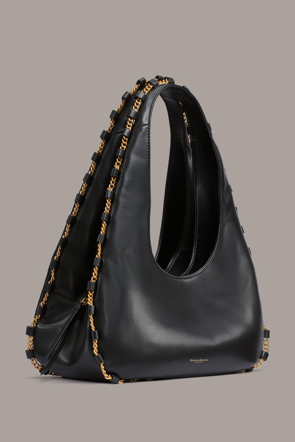 Donna Karan BATISTE SMALL SHOULDER BAG Black