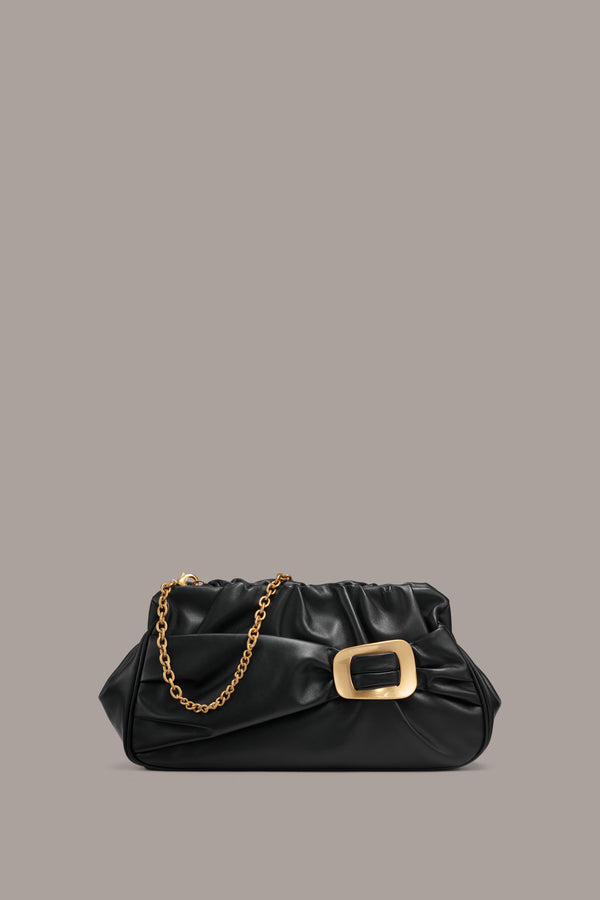 donna karan BELLA CLUTCH Black