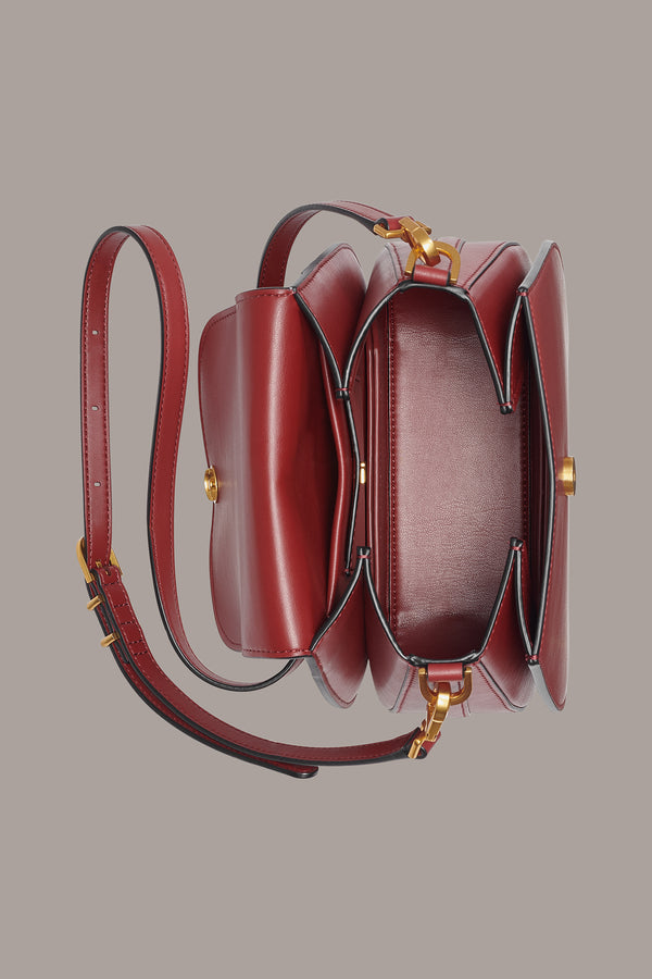 Donna Karan BELLEROSE CROSSBODY Claret