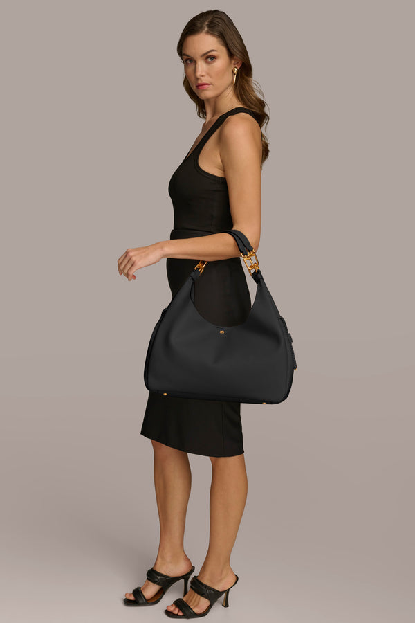 Donna Karan BELLEROSE HOBO Black