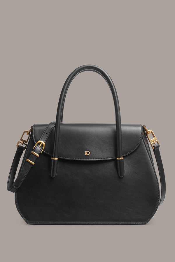 donna karan BELLEROSE SATCHEL Black