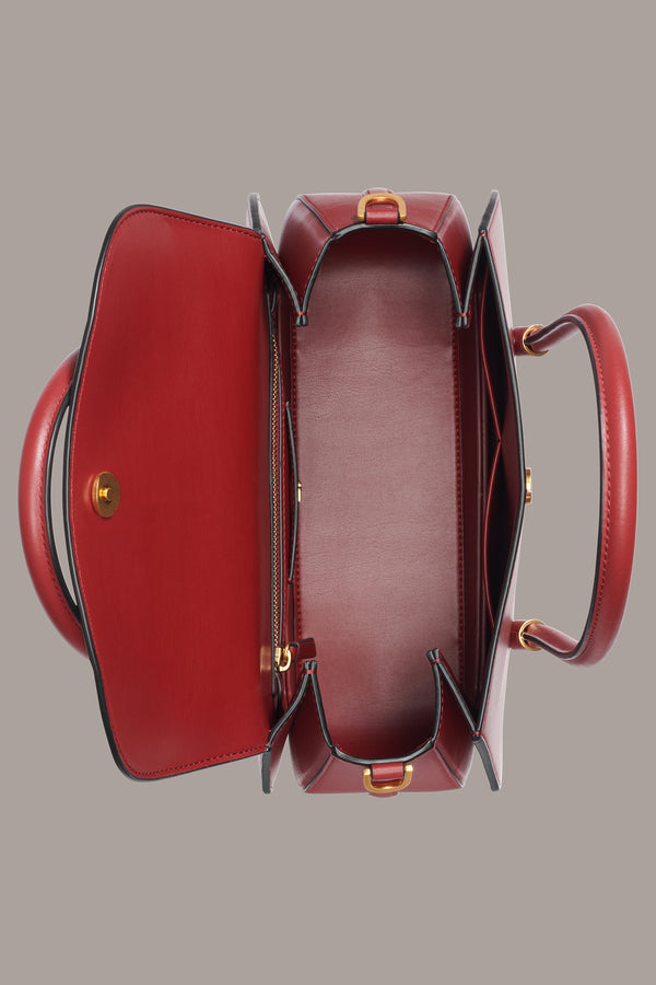 Donna Karan BELLEROSE SATCHEL Claret