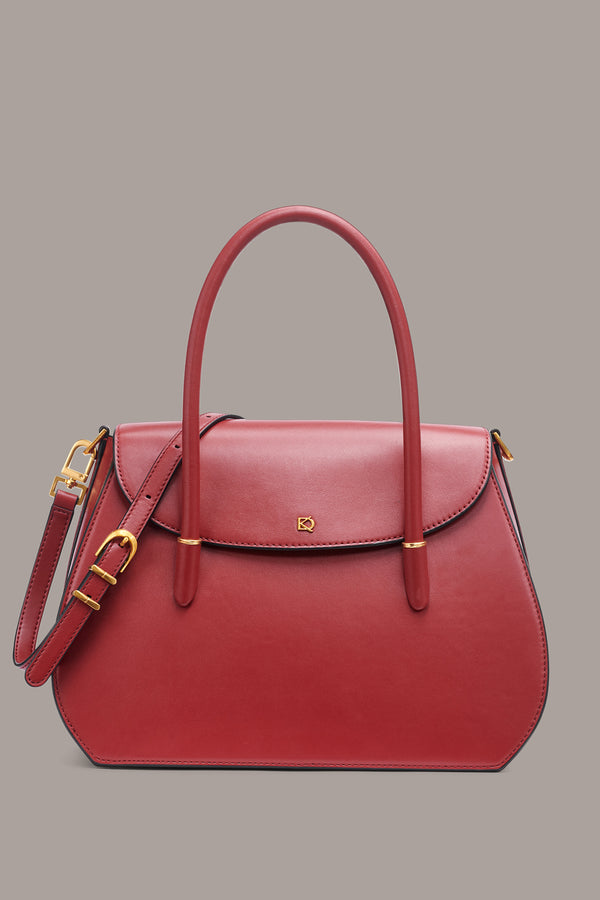 donna karan BELLEROSE SATCHEL Claret