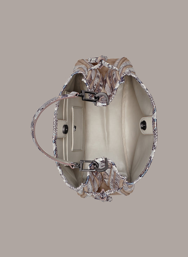 Donna Karan BELLEROSE SATCHEL Multi Python