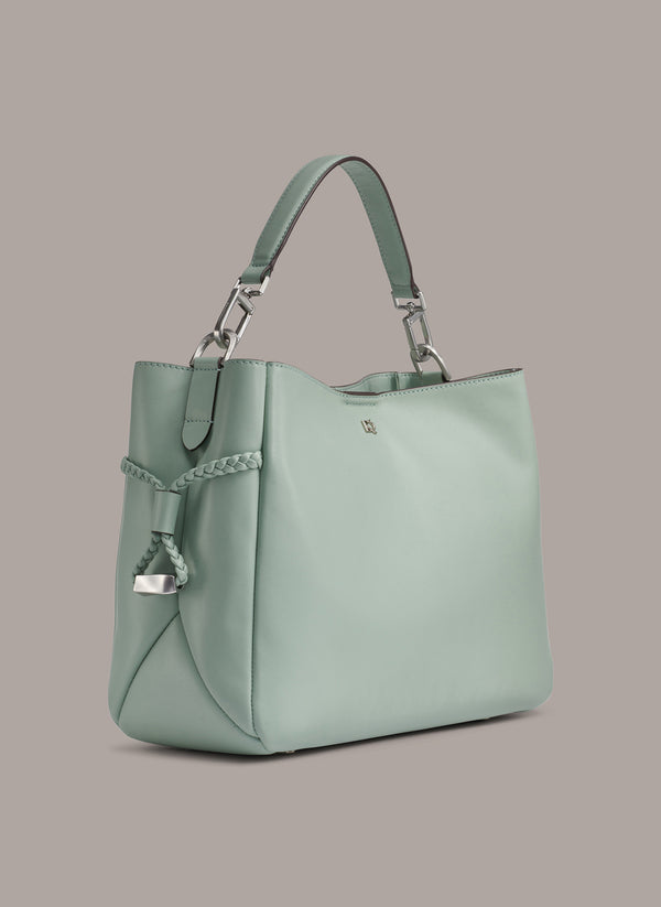 Donna Karan BELLEROSE SATCHEL Pale Jade