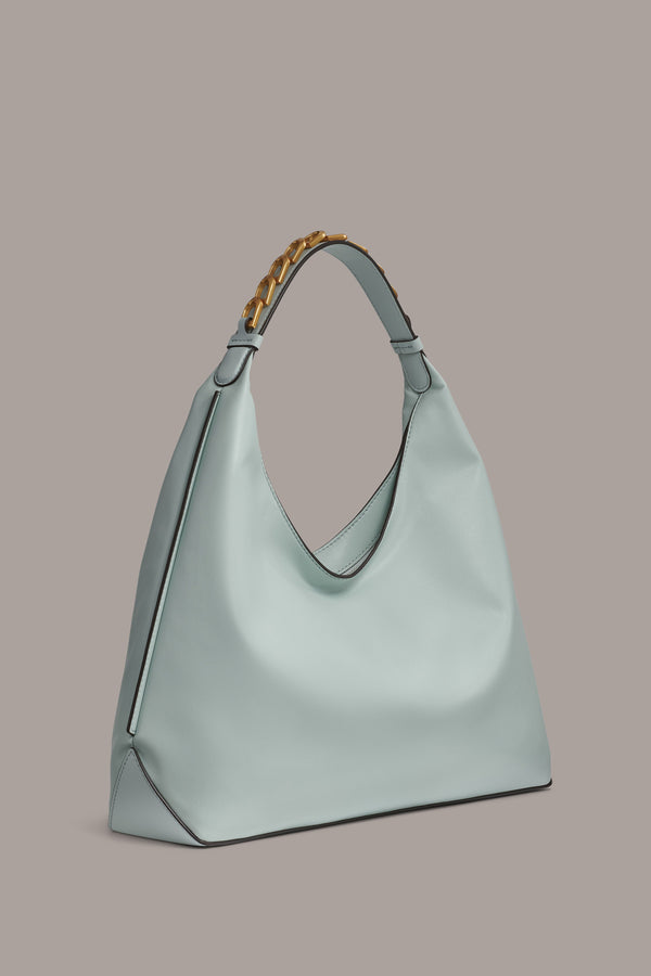 Donna Karan BELLMORE SMALL SHOULDER BAG Frost Blue