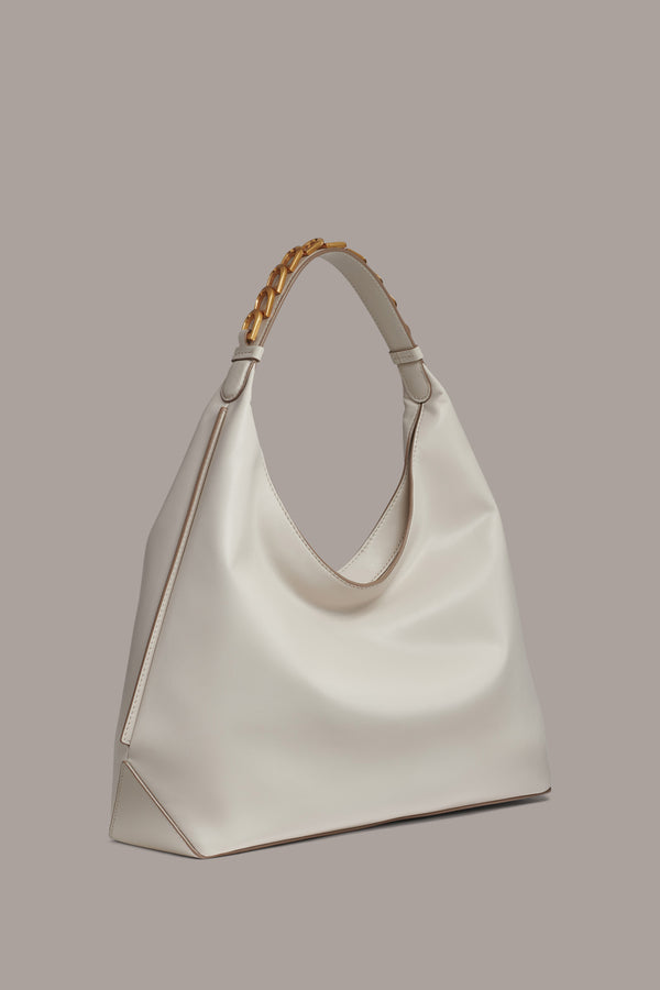 Donna Karan BELLMORE SMALL SHOULDER BAG Sand