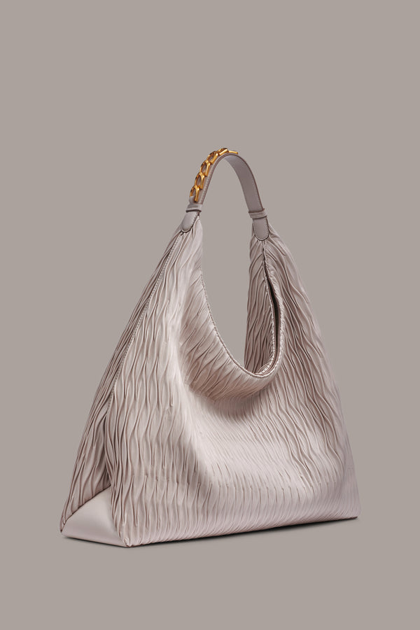 Donna Karan BELLMORE XL HOBO BAG Sand