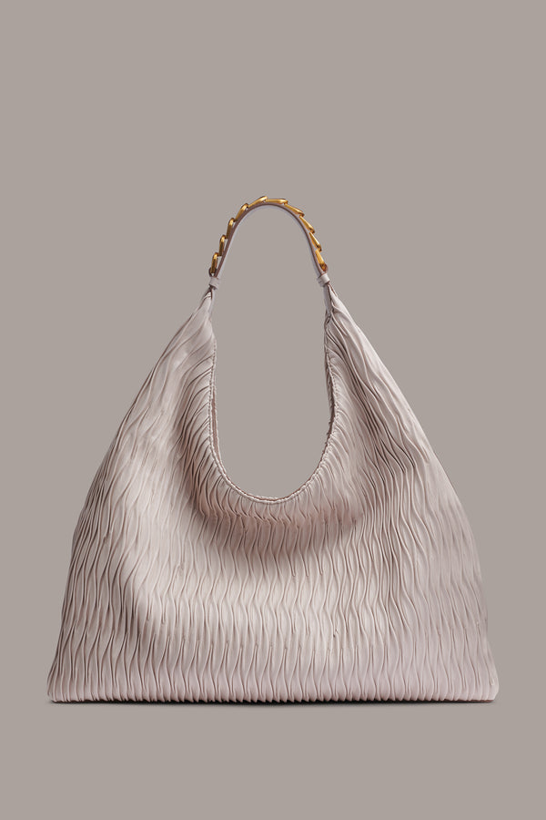 donna karan BELLMORE XL HOBO BAG Sand