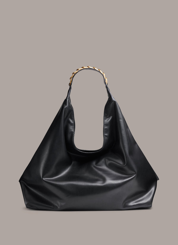donna karan BELLMORE XL HOBO Black