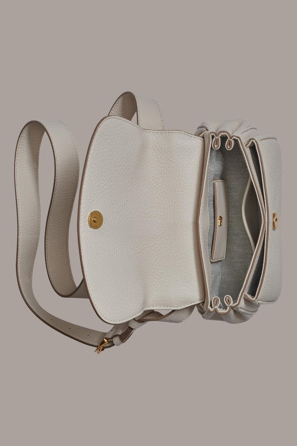 Donna Karan BOUCLÉ CROSSBODY BAG Sand