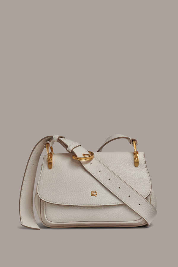 donna karan BOUCLÉ CROSSBODY BAG Sand