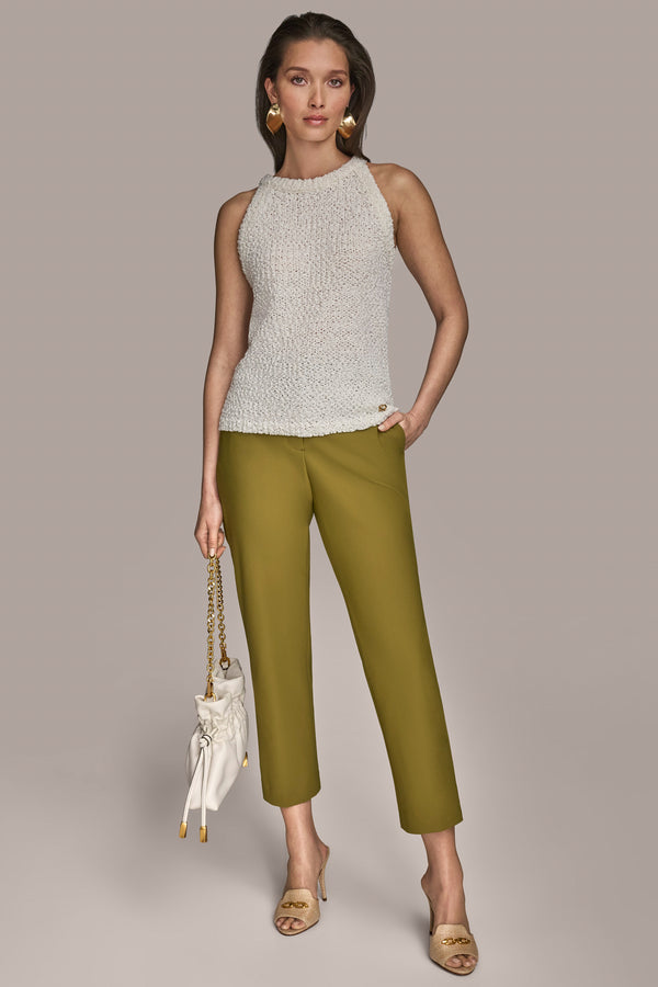 Donna Karan BOUCLÉ TOP Cream