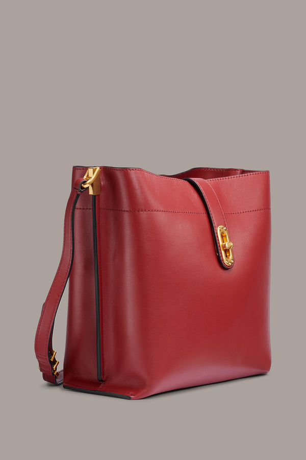 Donna Karan BRIDGEHAMPTON CROSSBODY CLARET