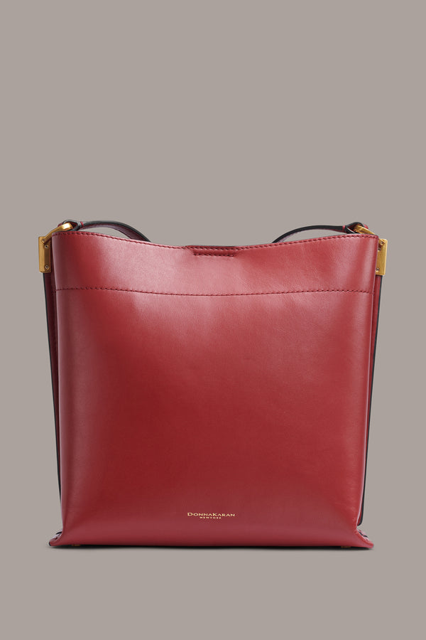 Donna Karan BRIDGEHAMPTON CROSSBODY CLARET