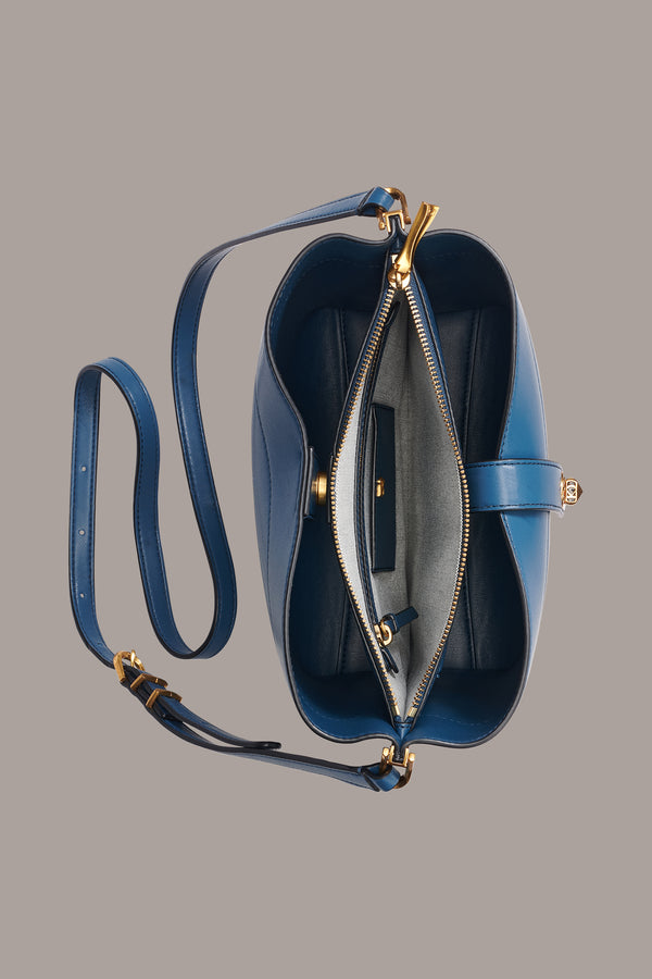Donna Karan BRIDGEHAMPTON CROSSBODY PEACOCK