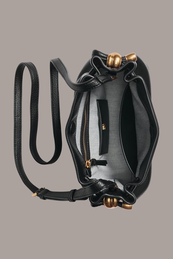 Donna Karan CASHMERE CROSSBODY BAG Black