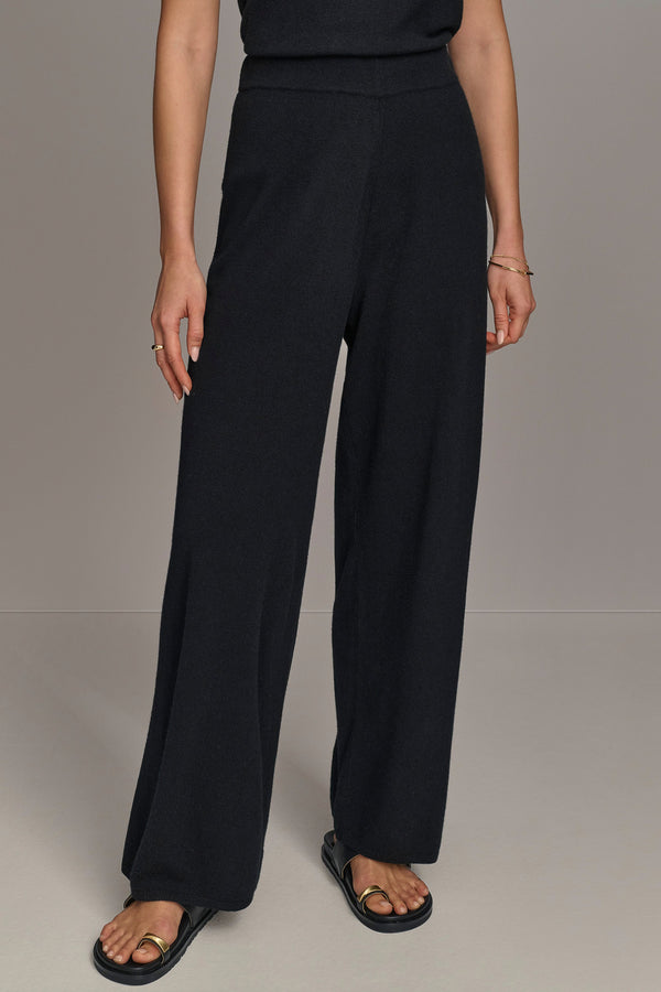 donna karan CASHMERE PANT Black
