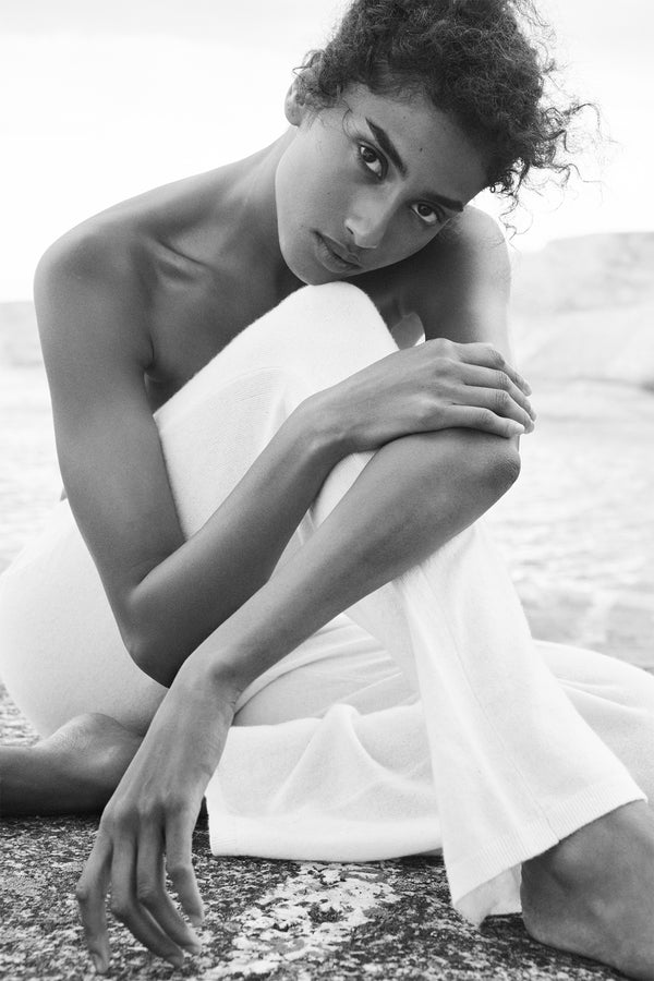 Donna Karan CASHMERE PANT Cream