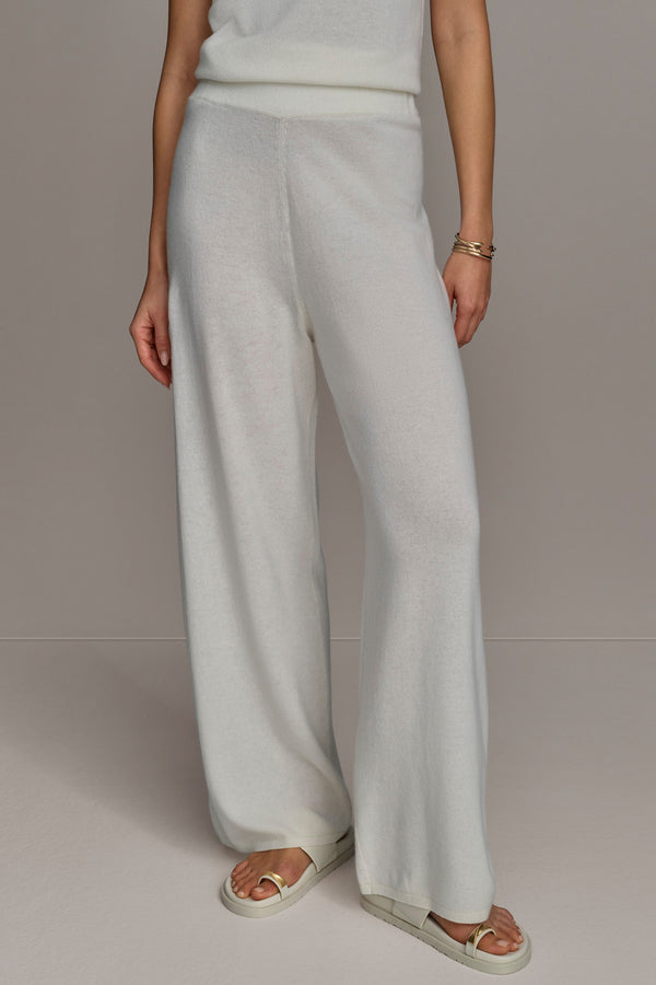 donna karan CASHMERE PANT Cream