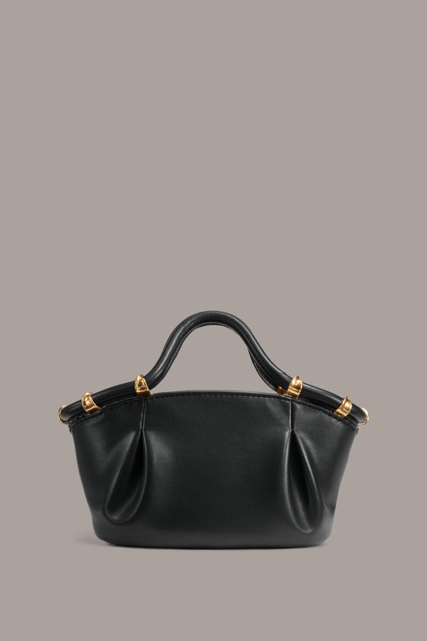 Donna Karan CHIFFON CROSSBODY BAG Black