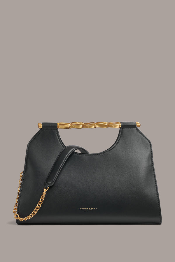 donna karan COMMACK CLUTCH Black