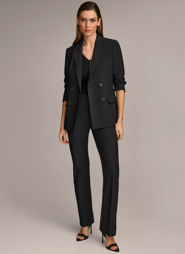Donna Karan DOUBLE BREASTED JACKET Black
