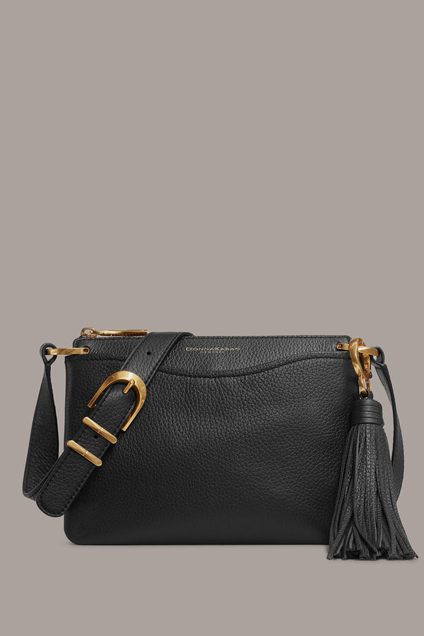 donna karan GLENWOOD CROSSBODY BAG Black