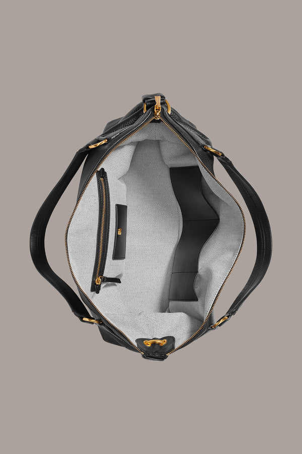 Donna Karan GLENWOOD SATCHEL BAG Black