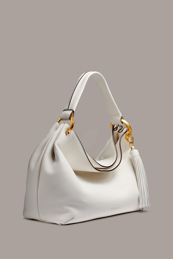 Donna Karan GLENWOOD SHOULDER BAG Brilliant White