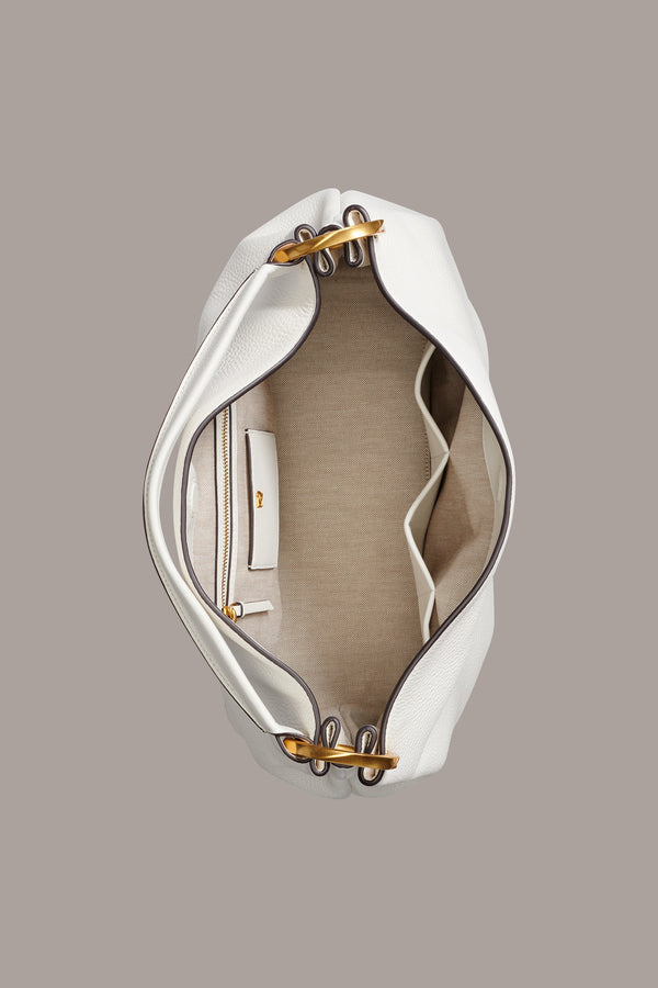 Donna Karan GLENWOOD SHOULDER BAG Brilliant White