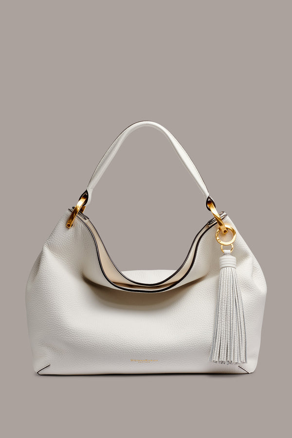 donna karan GLENWOOD SHOULDER BAG Brilliant White