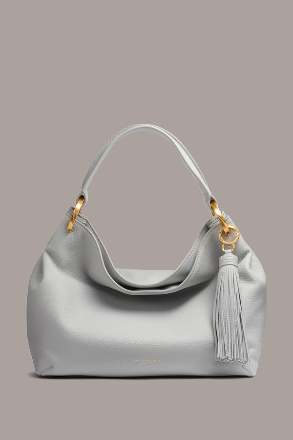 donna karan GLENWOOD SHOULDER BAG Pearl Grey