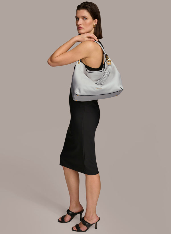 Donna Karan GLENWOOD SHOULDER BAG Sand