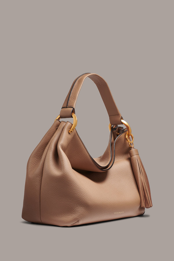 Donna Karan GLENWOOD SHOULDER BAG TOASTED ALMOND