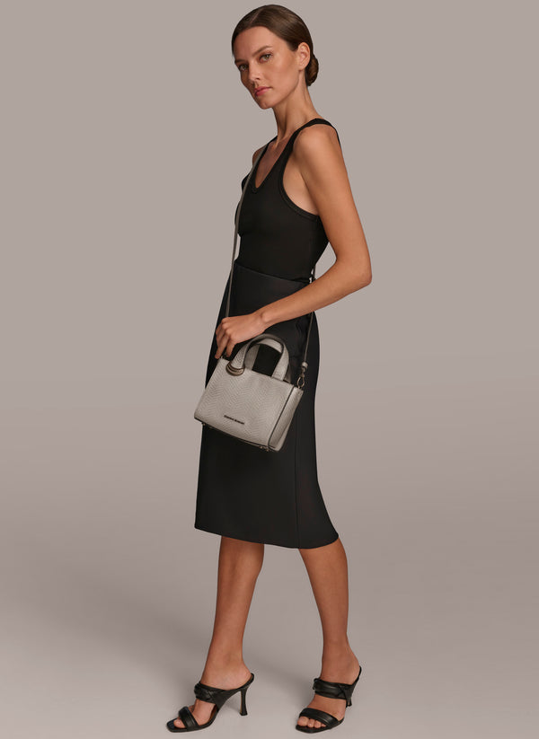 Donna Karan HEWLETT CROSSBODY Zinc