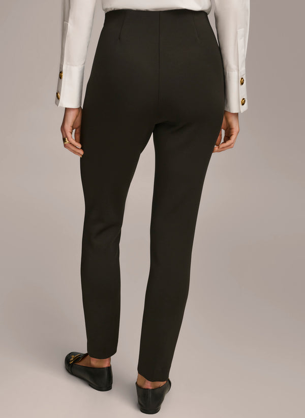 Donna Karan HIGH RISE ANKLE PANT Black