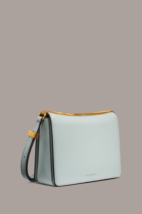 Donna Karan JERICHO SHOULDER BAG Frost Blue