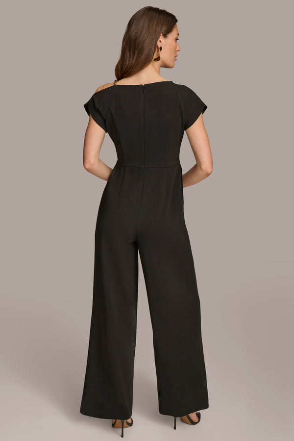 Donna Karan JUMPSUIT WITH HARDWARE Black