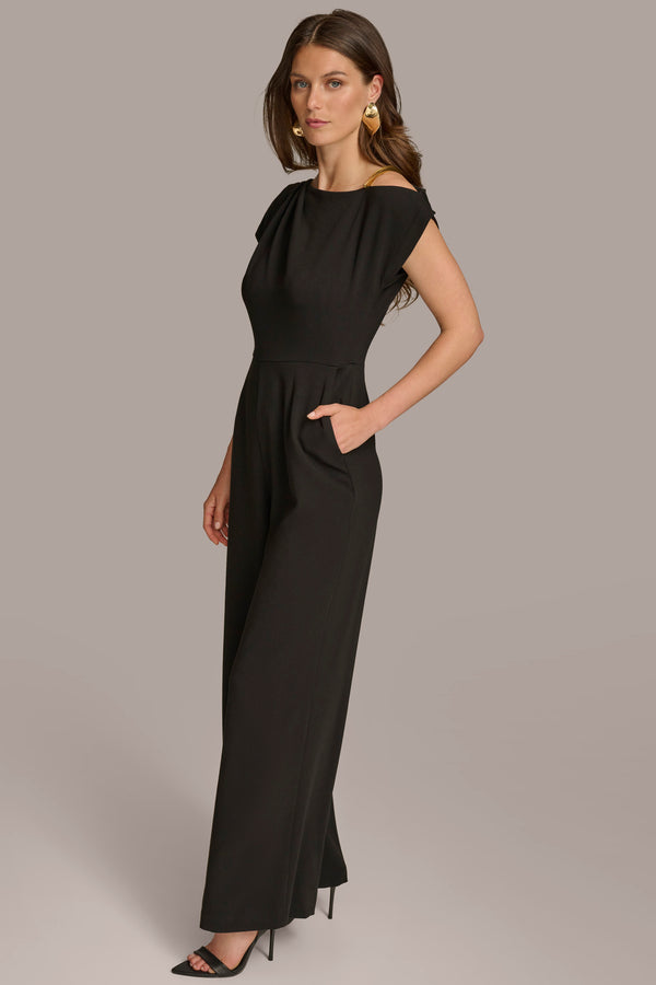 Donna Karan JUMPSUIT WITH HARDWARE Black