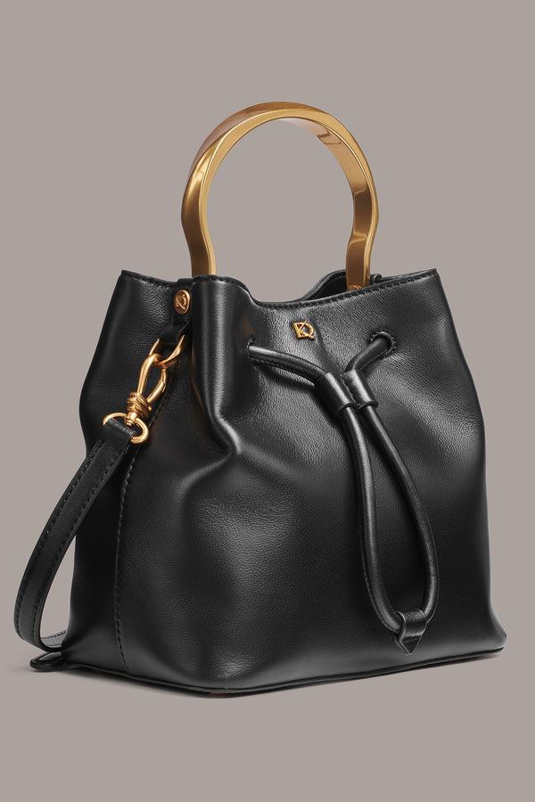 Donna Karan LAWRENCE BUCKET BAG Black