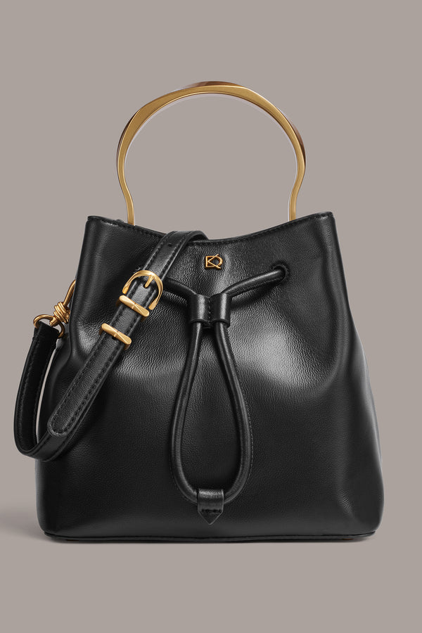donna karan LAWRENCE BUCKET BAG Black