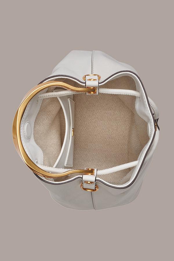 Donna Karan LAWRENCE BUCKET BAG Brilliant White
