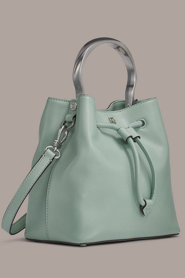 Donna Karan LAWRENCE BUCKET BAG Pale Jade